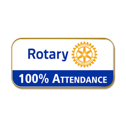 Image result for ROTARY 100% ATTENDANCE LOGO