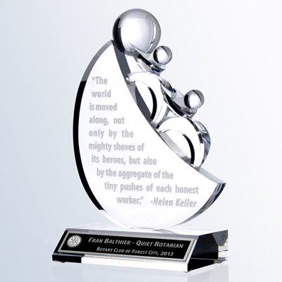 Rotary Club Supplies - Quiet Rotarian Award