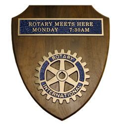Rotary Meeting Plaques