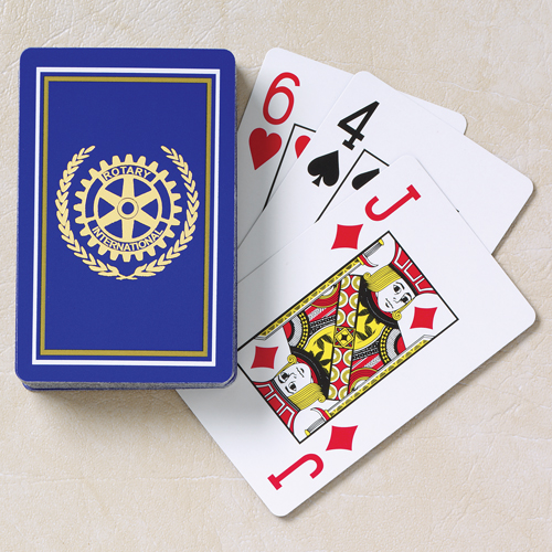 Rotary playing cards Rotary Club Supplies Russell Hampton Company