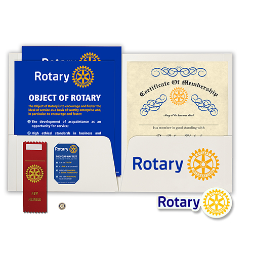 Rotary New Member Kit Rotary Club Supplies Russell Hampton Company