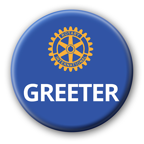 Rotary Greeter & Sergeant-At-Arms Badges