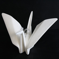Rotary Ceramic Peace through Service White Crane Rotary Ceramic Peace through Service White Crane