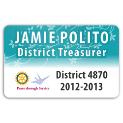 Rotary Theme Badges