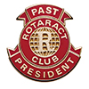Gold Plated Rotaract Past President Lapel Pin