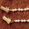 Rotary Pearl w/Alligator Clip Ends Badge Holder