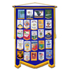 Rotary 4' x 6' Blue Felt Display Banner