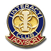 Rotary Interact Advisor Lapel Pin