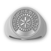 Rotary Past President Ring - Silver Alloy