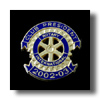 Rotary 2002-2003 Club President Lapel Pin  - Gold Filled