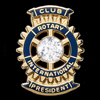 Gold Filled Club President Lapel Pin