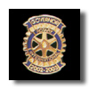 2002-03 District Governor Lapel Pin  - Ribbon Style GP