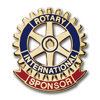 Rotary New Member Sponsor Lapel Pin - Red