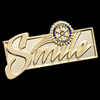 Rotary Golden Smile Lapel Pin