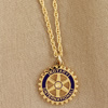 Rotary Rotary International Emblem Pendant Necklace
