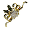 Rotary Christmas Bells, Brooch Style Pin