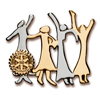 Rotary Gold and Silver Celebration of Women Pin