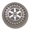 Rotary Front Blazer Button w/Antique Silver Finish