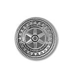 Rotary Sleeve Blazer Button w/ Antique Silver Finish