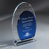 Rotary Award, Blue and Optic Crystal Arches