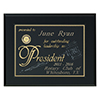 Rotary Unique Screened President Gavel Plaque