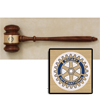 Rotary ROTARY American Walnut Gavel & Engraving Band