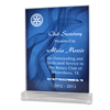 Rotary Rectangular Lucite Vapor Mist Award
