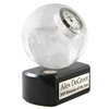 Rotary Crystal Globe Clock Award