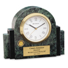 Rotary Green & Black Marble Award Clock