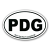 Rotary PDG (Past District Governor) Decal