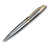 Rotary Silver/Gold Solid Brass Ballpoint Pen