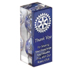 Rotary Guest Speaker Sand Timer Paperweight