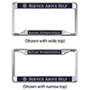 Rotary Chrome Plated License Plate Frame