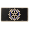 Rotary International Emblem Aluminum License Plate