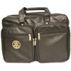 Rotary Black Leatherette Briefbag w/ Zipper Pockets