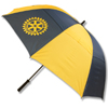 Rotary Golf Style Umbrella, Navy/Gold w/Rotary Logo