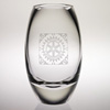 Rotary Crystal Mouthblown Vase