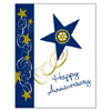 Rotary Happy Anniversary Years of Service to Rotary Card & Envelope