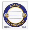 Rotary Temporary Stick-On Name Badges - Pack of 100