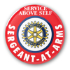 Rotary Sergeant-At-Arms Badge