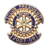Rotary 2007-2008 Club President Lapel Pin