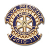Rotary 2010-2011 Club President Lapel Pin