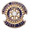 Rotary 2012-2013 Club President Lapel Pin