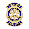 Rotary 2011-2012 Club President Pin