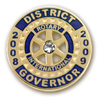 Rotary 2008-09 District Governor Lapel Pin