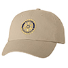 Ladies' Khaki Cap w/2-Color Logo