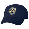 Ladies' Navy Cap w/2-Color Logo