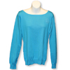 Rotary Boat Neck Turquoise Long Sleeve Sweater Shell