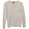 Rotary Ladies Silver Button-Up Cardigan Sweater