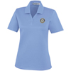 Rotary Ladies Blue Polo, Performance Blend